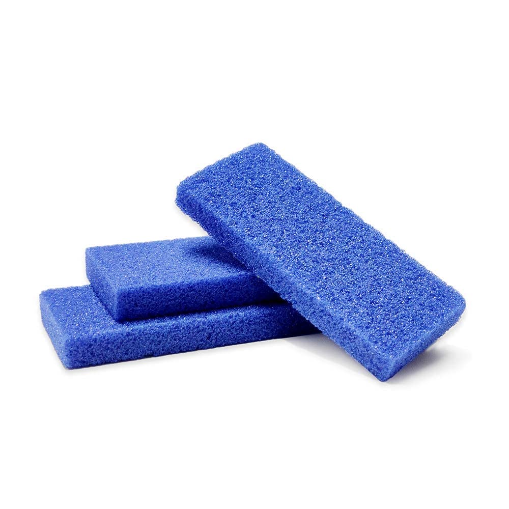 Disposable Foot Care Pumice Stone for Nail Salon Foot Care Blue Coarse, 300 PCS/BOX